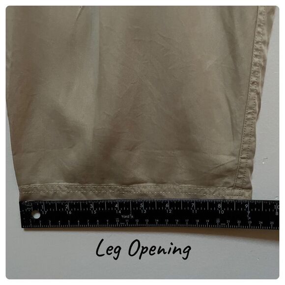 Lauren Ralph Lauren New Neutral Lyocell Tie Waist Pocket Plus Size 20W Pant - Picture 8 of 11